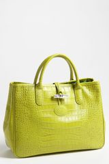 Longchamp Roseau Embossed Tote