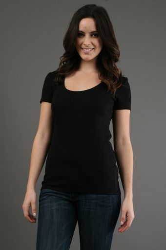 Michael Stars U Neck in Black - Lyst