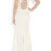 Alexander Mcqueen Silkcrepe and Lace Dress in White (ivory) - Lyst