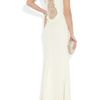 Alexander Mcqueen Silkcrepe and Lace Dress in White (ivory) - Lyst