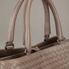 Bottega Veneta Woven Leather Bag in Brown - Lyst