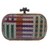 Bottega Veneta Woven Leather Box Clutch in Multicolor (white) - Lyst