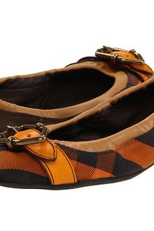 Burberry Check Elasticized Ballerinas - Lyst