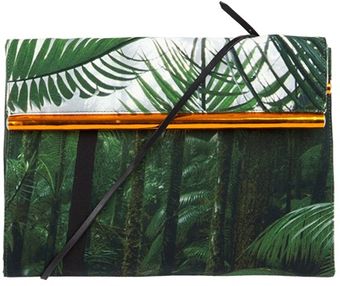 Dries Van Noten Leaf Print Bag - Lyst