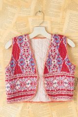 Free People Vintage Quilted Vest