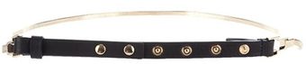  Leather and Chain Link Belt 