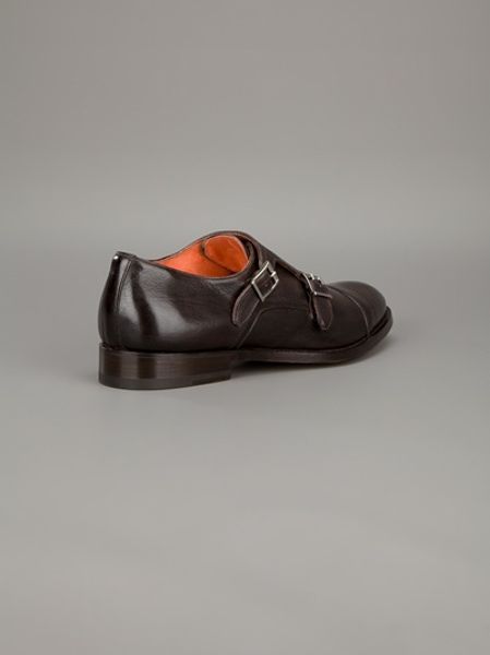 santoni monkstrap