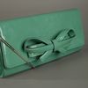 Valentino Bow Clutch in Green - Lyst
