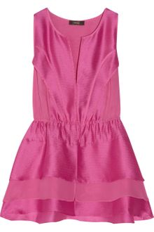 Vera Wang Silkhabotai Top - Lyst