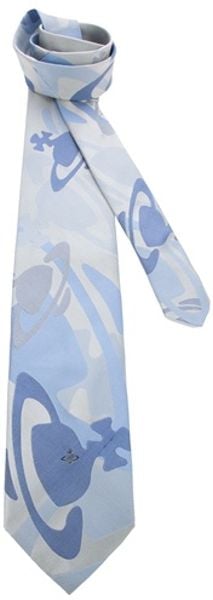 Vivienne Westwood Print Tie in Blue for Men - Lyst