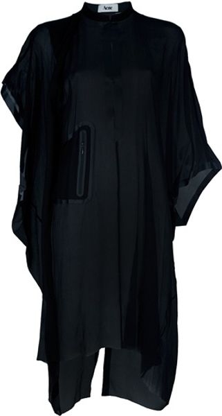 Acne Biddi Kaftan in Black - Lyst