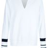 Alexander Mcqueen Vneck Sweatshirt in White for Men - Lyst