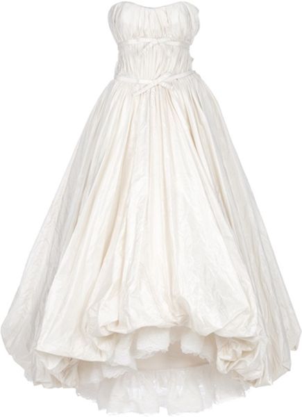 Balenciaga Vintage Bridal Dress in Beige (cream) - Lyst