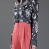 Balmain Long Sleeved Top in Gray (grey) - Lyst