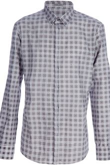 Bottega Veneta Checked Shirt - Lyst