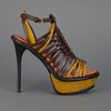 Burberry Tribal Sandal in Brown - Lyst