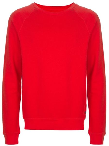 Cheap Monday Noel Sweatshirt in Orange for Men - Lyst