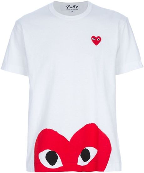 Comme Des Garçons Low Eyes Tshirt in White for Men - Lyst