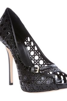 Dior Peep Toe Pump - Lyst