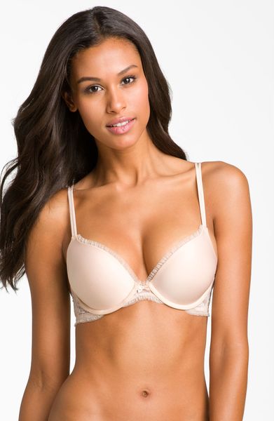 Dkny Perfect Underwire Demi Bra in Beige (pretty nude) - Lyst