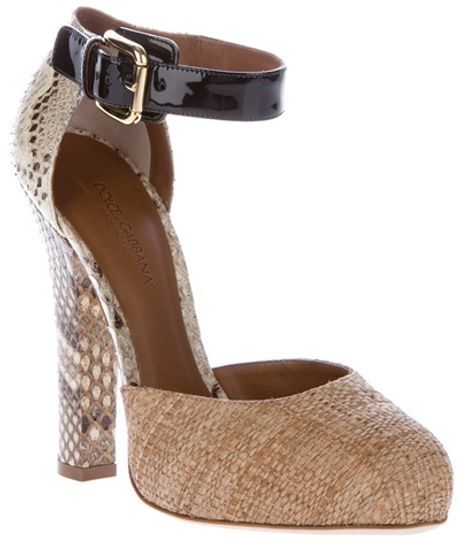 Dolce & Gabbana High Heel Shoe in Brown (nude) - Lyst