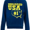 Dsquared2 Hooded Sweater in Blue for Men - Lyst