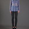 Equipment Python Print Shirt in Blue - Lyst
