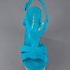 Gianvito Rossi Wedge Sandal in Blue (turquoise) - Lyst
