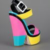 Giuseppe Zanotti Tricolour Sandal in Multicolor - Lyst