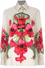 Givenchy Floral Blouse