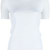 Jil Sander Poli Stretch Tshirt in White - Lyst
