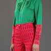 Kenzo Pattern Blouse in Green - Lyst