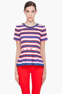 Marc By Marc Jacobs Striped Flavin Blouse - Lyst
