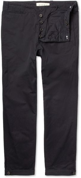  Slimfit Cotton Trousers 