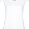 Mcq By Alexander Mcqueen Lace Up Back Tshirt in White - Lyst
