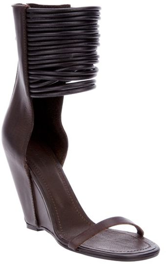 Rick Owens Leather Sandals - Lyst