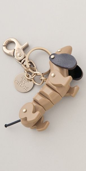 See By Chloé Dax Key Ring - Lyst