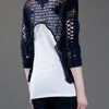 Theyskens' Theory Loose Knit Sweater in Blue (navy) - Lyst