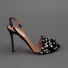 Valentino Open Toe Sandal in Black - Lyst