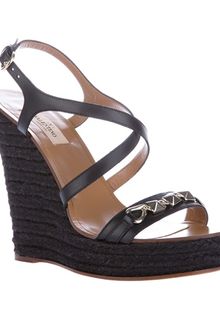 Valentino Wedge Sandal - Lyst