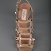 Valentino Cage Style Sandal in Brown (nude) - Lyst