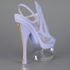 Versace Cutout Sandal in Purple - Lyst