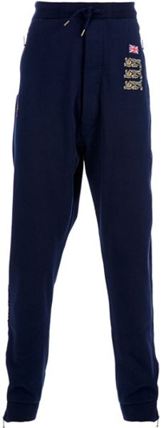 Vivienne Westwood Track Pant in Blue for Men (navy) - Lyst