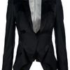 Alexander Mcqueen Peplum Front Jacket in Black - Lyst