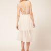 Asos Collection Asos Midi Dress with Cross Back in Beige (white) - Lyst