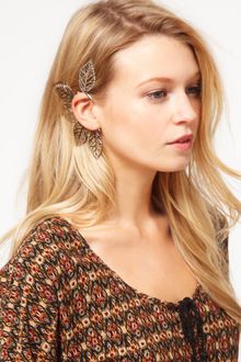 Asos Filigree Leaf Ear Cuff - Lyst