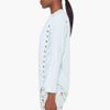 Balmain Denim Pressstud Blouse in Blue (denim) - Lyst