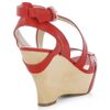 Belle By Sigerson Morrison Colton Wedge Shoes in Multicolor (red) - Lyst