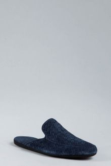 Bottega Veneta Celeste Intrecciato Suede Slippers - Lyst