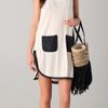By Malene Birger Elasiu Mini Tank Dress in Beige (black) - Lyst